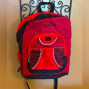 Red and Black ProSport Backpack NWT
